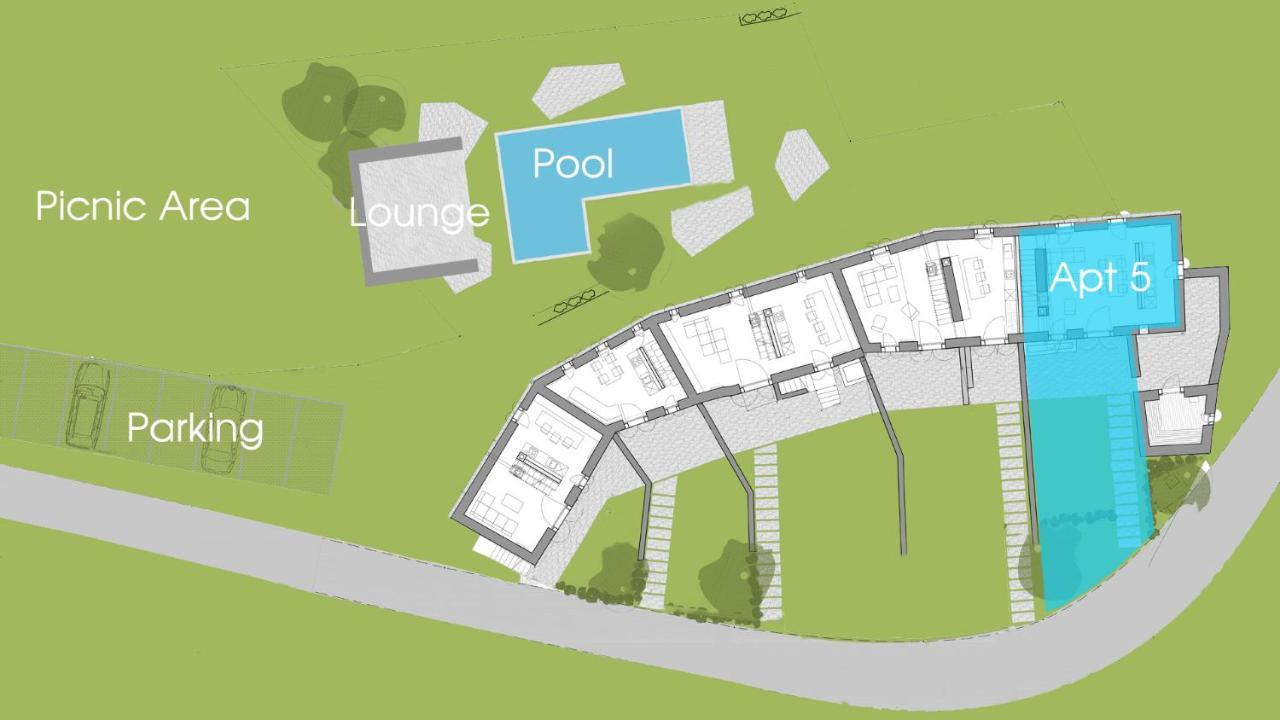 Villas Martincici With Large Pool Grožnjan Δωμάτιο φωτογραφία