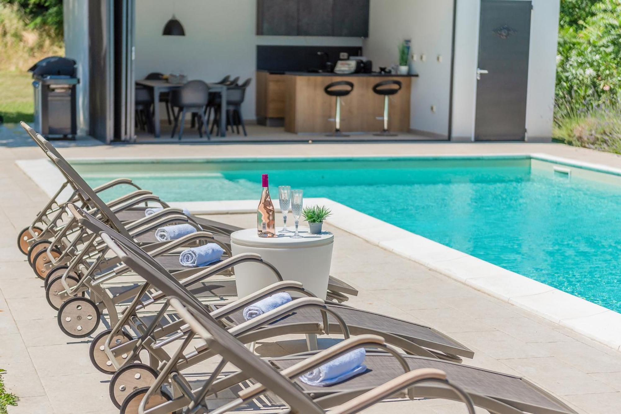 Villas Martincici With Large Pool Grožnjan Εξωτερικό φωτογραφία